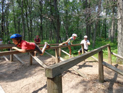 Confidence Course (kid-friendly obstacle course)
